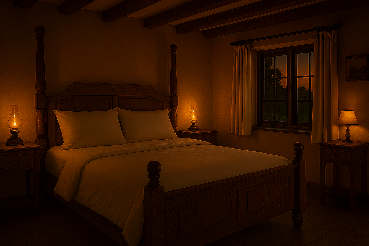 image of a beautiful cozy bedroom